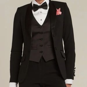 Black Shawl Collar Tuxedo Jacket